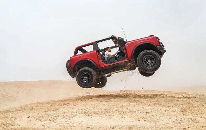 Car and Driver Review: 2021 Bronco Goes Big, Sticks the Landing (w/ tested acceleration & MPG figures)