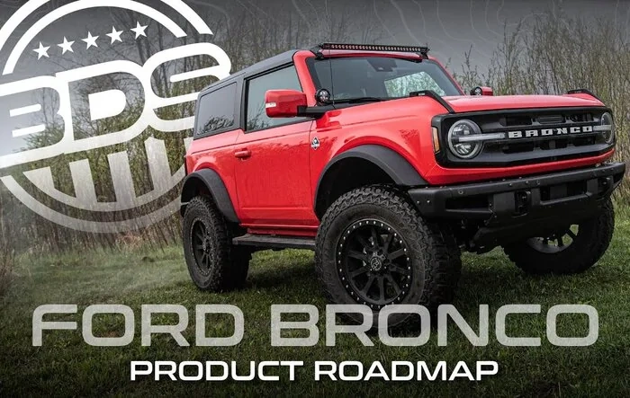 BDS Suspension will offer up to 6.5" lift kit for 40s on Bronco