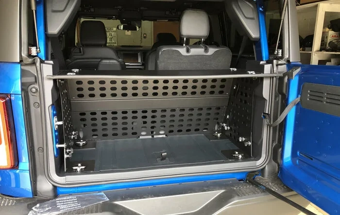 2 Door Bronco Trunk Enclosure Installed, Looks Good