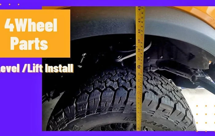 DIY Install of 4WP Level Lift Kit on Black Diamond 2021 Bronco