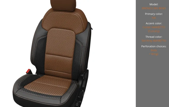 Katzkin Leather Seat Covers Now Available For 2021+ Bronco