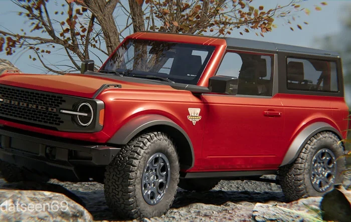 [RENDER] Hot Pepper Red Bronco with MIC top and white top