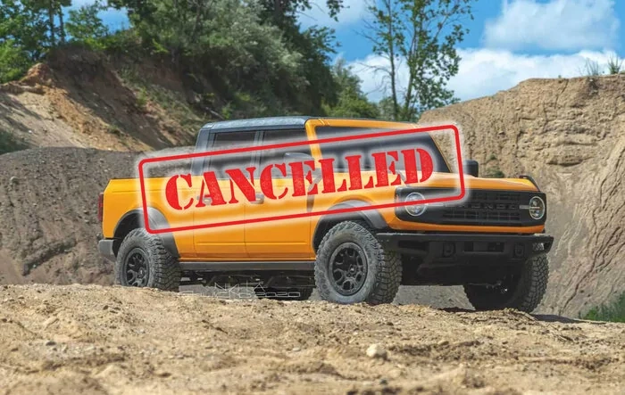 The Bronco Pickup has been cancelled ❌