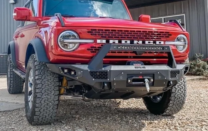 Bodyguard Bumper for 2021 Bronco - front bumper with camera relocation and winch
