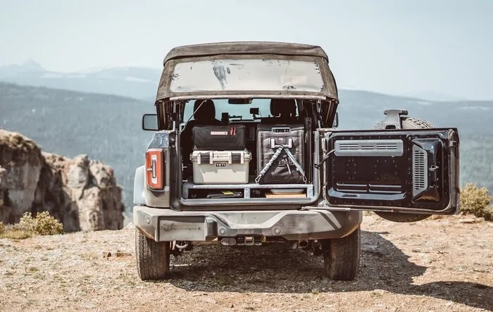 DIY Sleep Platform In Use on 4-Door Bronco