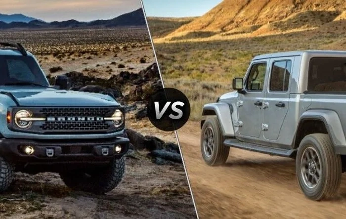 Jeep Gladiator vs Wildtrak Bronco test drive