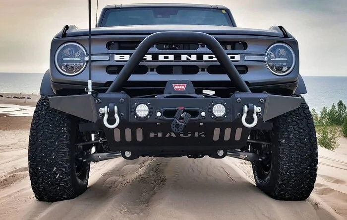 Hauk Offroad Bumpers (Front & Rear) and Spare Tire Carrier For 2021 Bronco