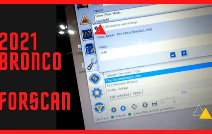 How to: Recalibrate Speedometer with Forscan for 2021 Bronco