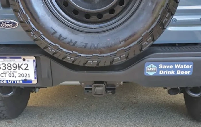 Curt Hitch (Class III) Installed on 2021 Bronco Black Diamond 4-Door