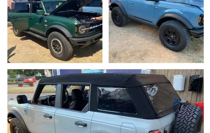 Four Broncos on Display @ Texas State Fair Auto show
