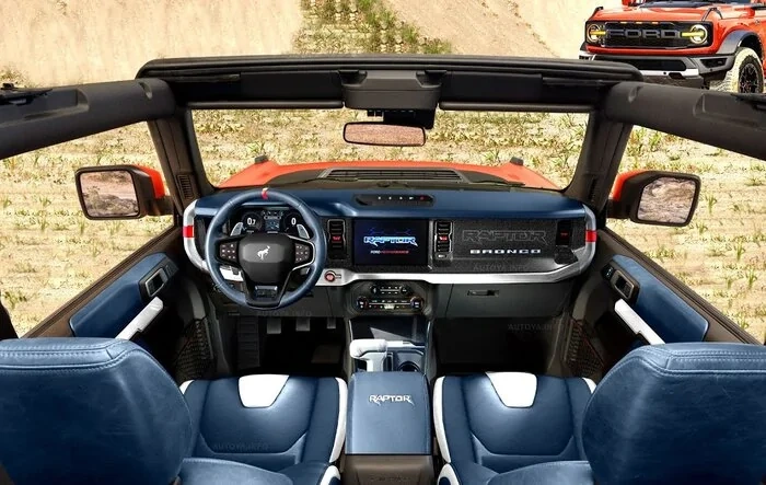 BRONCO RAPTOR - INTERIOR Renderings (best guess)