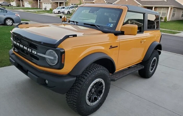 Upgrades! Areoskin hood protector, rocket antenna, heritage fender badge