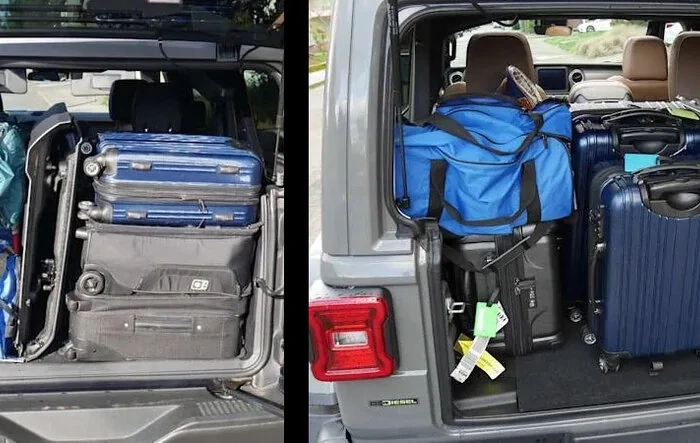 Luggage & Cargo Test: Bronco 4-Door vs Jeep Wrangler,  4-Runner, Defender