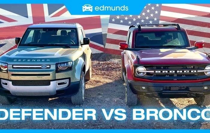 2-Door Bronco vs 2-Door Defender Comparison Review Video by Edmunds
