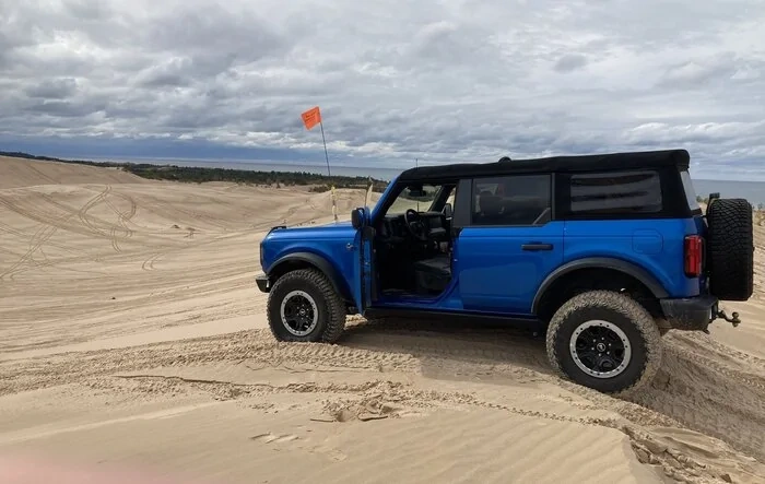 Detroit to Silver Lake Sand Dunes in Bronco Black Diamond