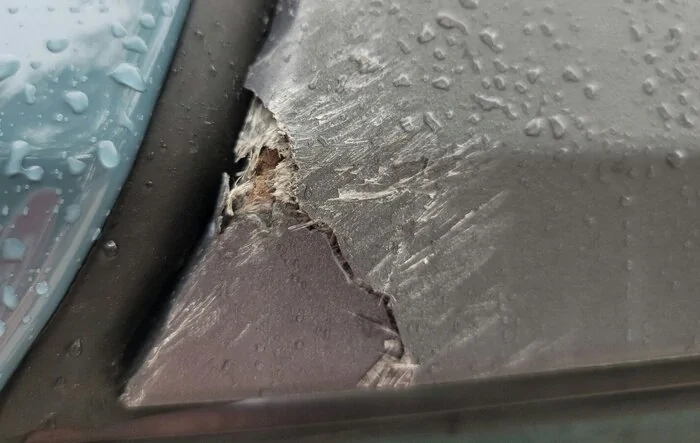 MIC 2.0 Top blew off (forgot to latch)! Pics of damage and material / construction