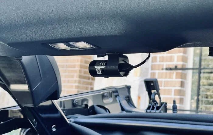 Installed Thinkware F200 Pro Dash Cam (Front and Rear Recorder)