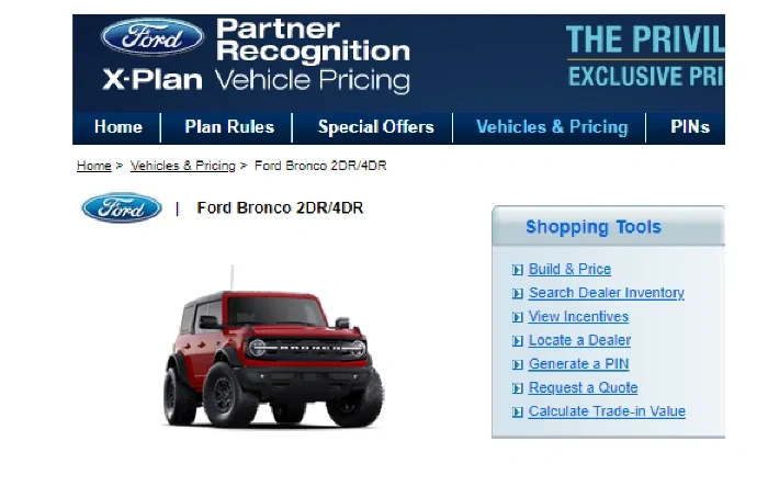 X-Plan Now Available for 2022 Bronco!