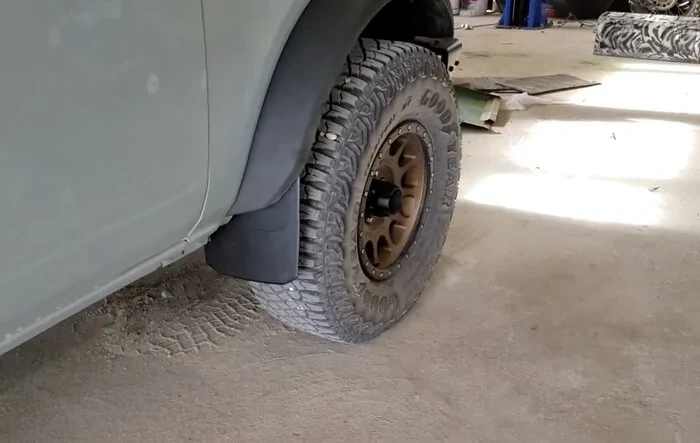 My bronco is covered in rock chips already. DIY mod to avoid rock chips