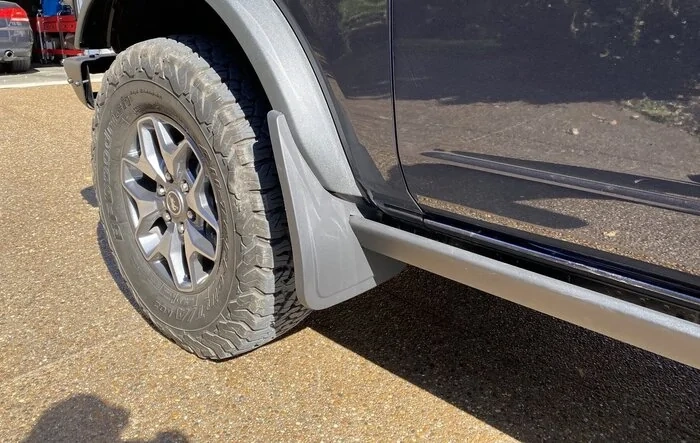 OEM Ford Splash Guard modification for use with rock rails [updated with template]