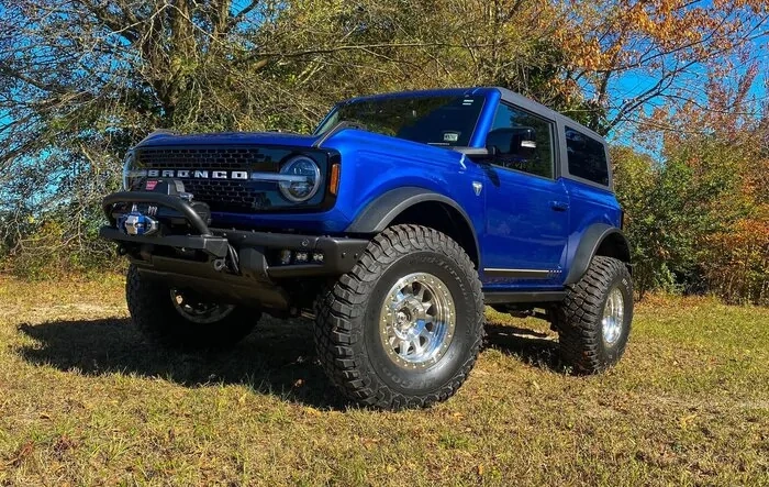 First Edition 2-Door Bronco w/ Method Beadlocks, 37" BFG KM3, RPG Perch Collars, Billet A-Arms, Warn, Factor 55, Baja Design