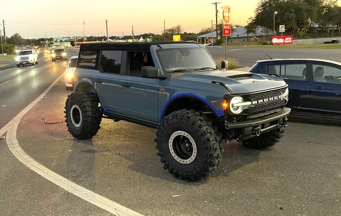 Bronc Buster AKA “broken Bronco” running 40’s on 2” lift