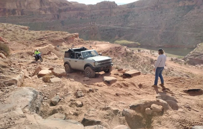 Bone Stock Badlands does Poison Spider and Golden Spike, Moab UT (Level 7 Trails)
