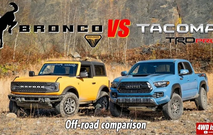 Tacoma vs Badlands 2-Door Off-Road Comparison