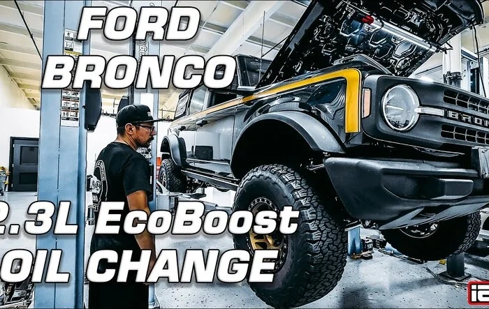 Excellent 2.3L Bronco Oil Change Video
