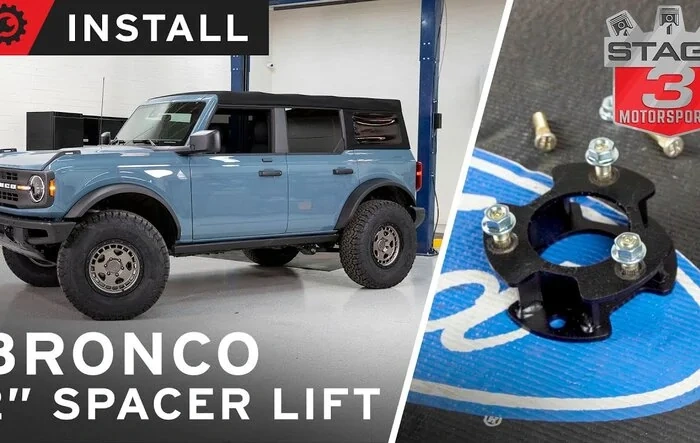 21-22 Bronco 2" Spacer Lift Kit Front and Rear Install - DIY How-To Video