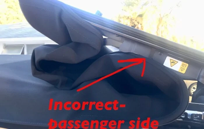 PSA: How to fold soft top to avoid rubbing / contact damage