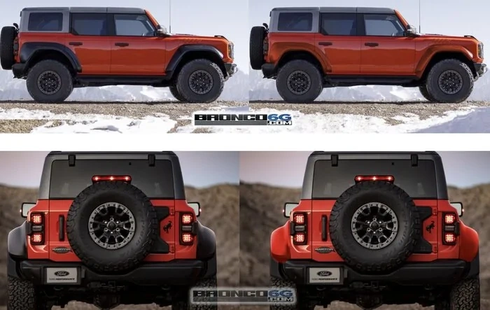 Bronco Raptor with painted fender flares (rendered)