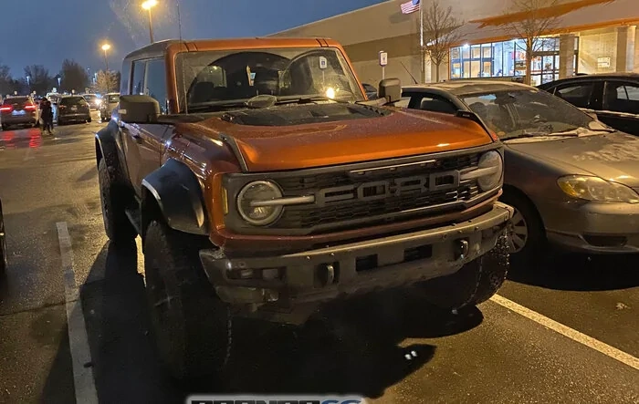 Hot Pepper Red Bronco Raptor spotted! Looks better in person
