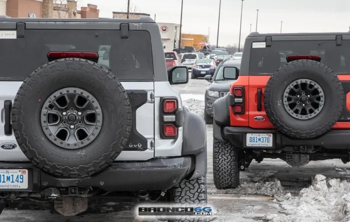 3 factory wheel options for 2022 Bronco Raptor (pics)
