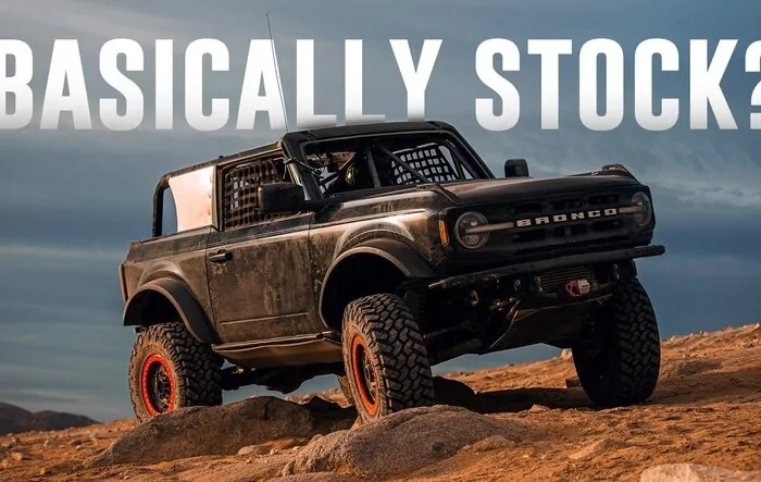 Vaughn Gittin Jr. testing the 4600 Class Ford Bronco