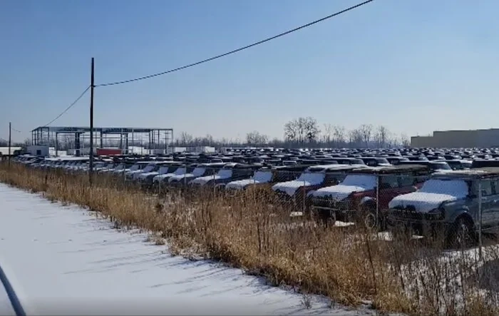 Broncos galore spotted in holding yard