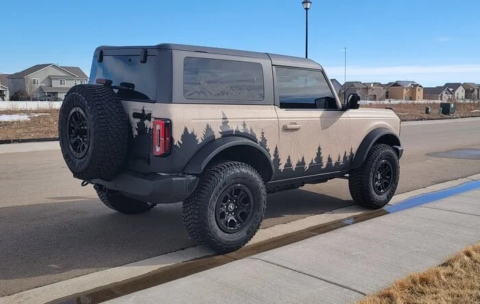 Custom Graphics Full Vehicle Wrap. Door Jams! Roll Bar! Grill Letters! and More!