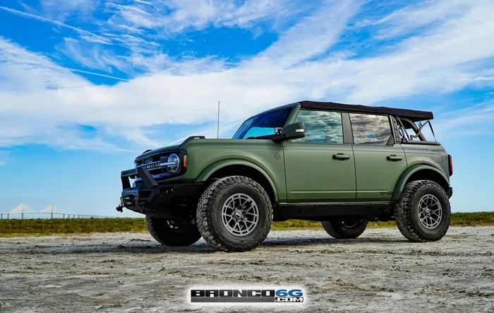 Buttercup Bronco Build: Matte Military Green Wrap & Bodyguard Bumpers