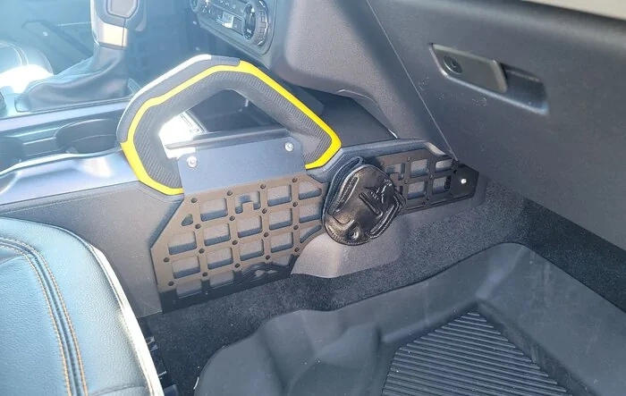 Mountains2Metal front passenger side MOLLE panel