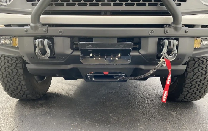Hidden Winch install on Badlands Lux 2.3 - my variation