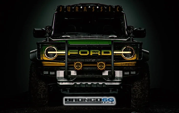 Teaser for Jurassic Park Bronco Raptor renders!