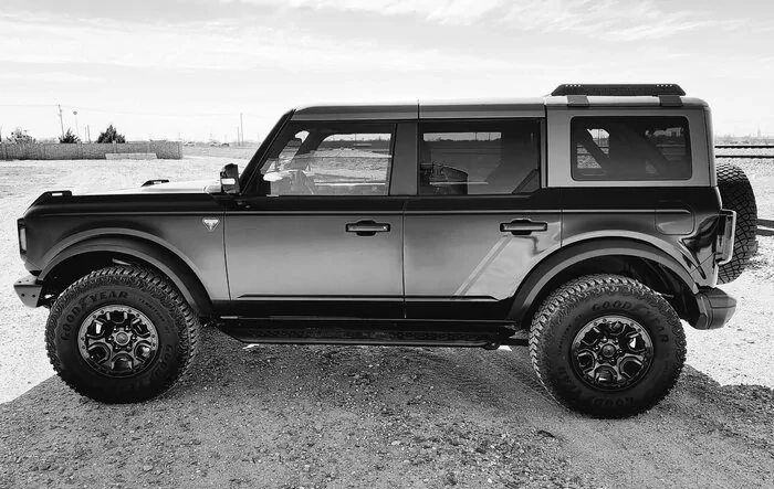 Lucks Bronco Build: Wrap Satin/Gloss, BA Tent Rear Roof Rack, Baja Designs, GoRhino Steps, Storage...