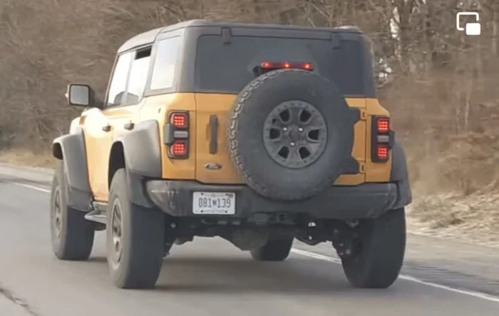 Cyber Orange Bronco Raptor Spotted for first time