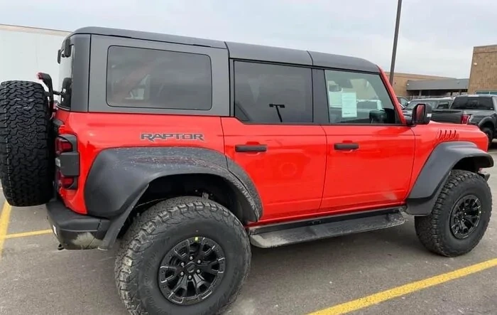 Code Orange Bronco Raptor Spotted With Vinyl Graphic Option