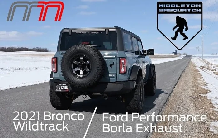 Ford Performance Borla Exhaust 2021 2022 Bronco High Quality Audio **Video**