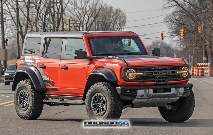 Bronco Raptor's Upgraded Graphics Package Spied