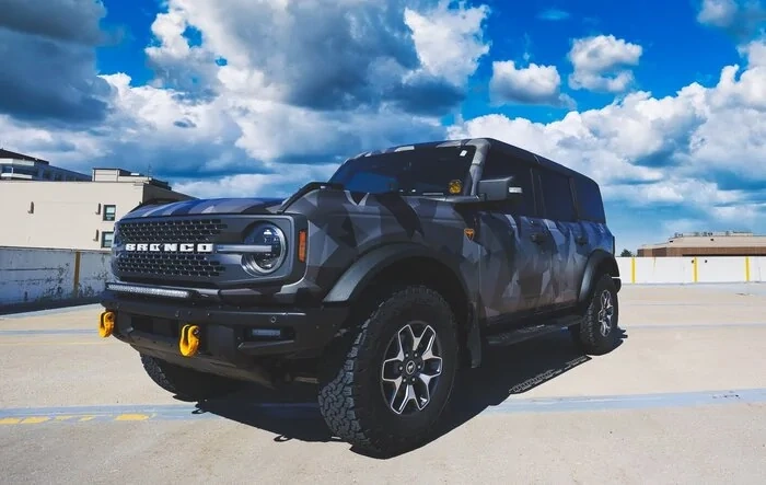 Just a City Dweller. Urban Digital Camo Bronco
