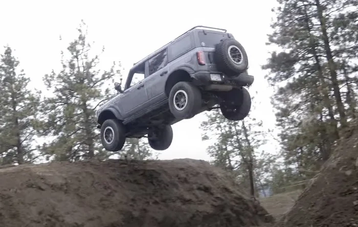 Jumping a New Bronco! *Not a Photoshop / CGI*