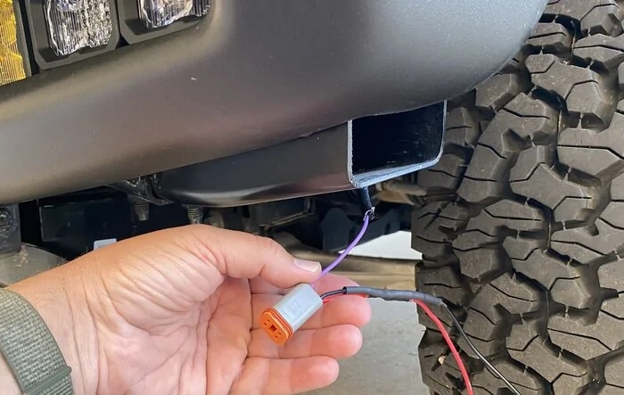 Updated:Fog lights added and connected to factory connector