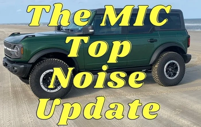 MIC Top Noise Update, 1000 Miles After Repair. Did It Work?